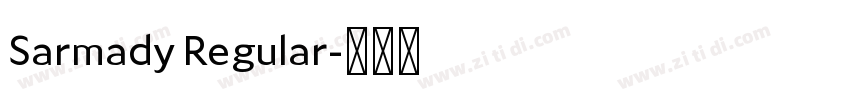 Sarmady Regular字体转换